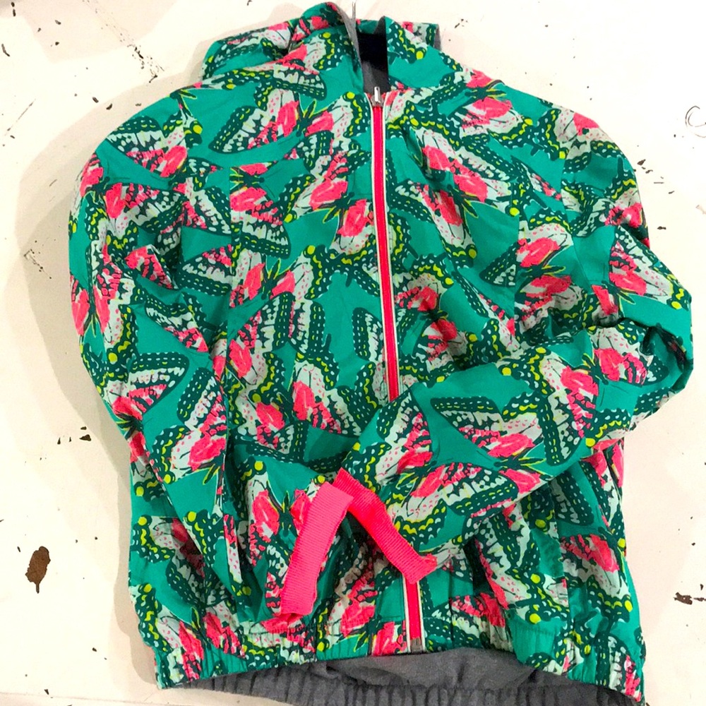 Butterfly Patterned Raincoat
